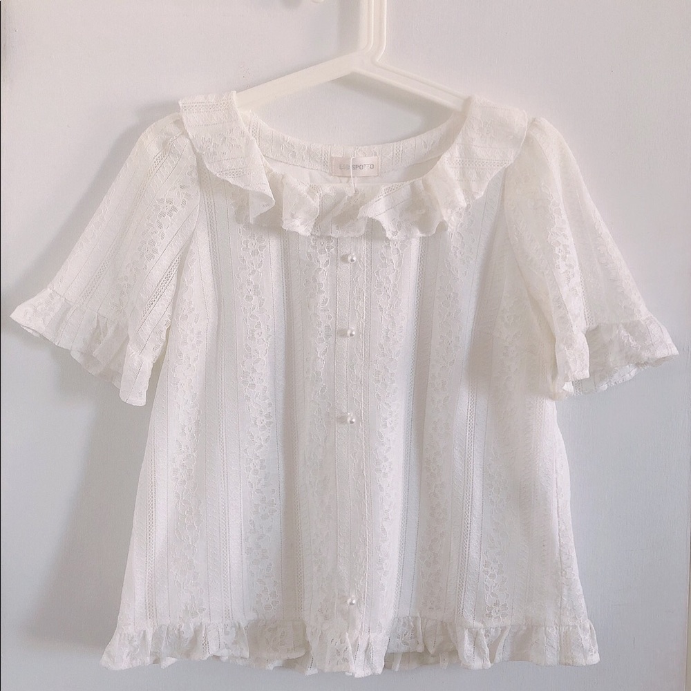 Japanese lace blouse
